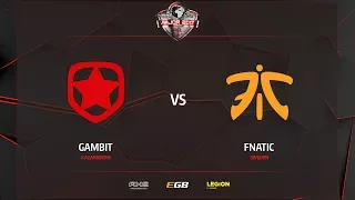 Gambit vs fnatic, map 1 train, PGL Major Kraków 2017