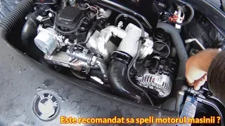 Este bine sa speli motorul masinii sau nu ?