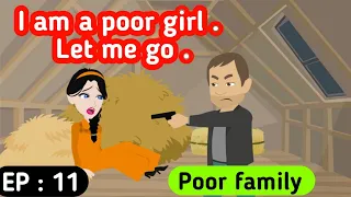 Poor family part 11 | English story | Learn English | English animation | Sunshine English