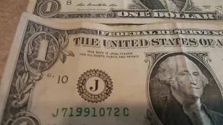 What different letters on different dollar bills mean