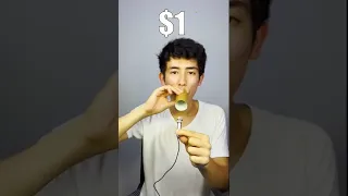 $1 mic vs $10,000 mic ASMR #shorts