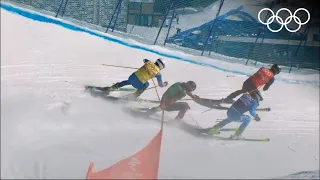 ⛷  Freestyle Skiing Beijing 2022 | Men's ski cross highlights