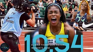 Elaine Thompson-Herah DESTORYS Sha’Carri Leading Jamaica Clean Sweep @diamondleague #Eugene