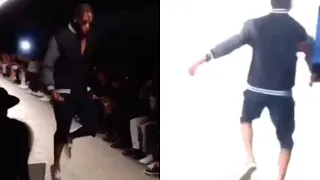 Travis Scott Goes Full SICKO MODE and Starts Skipping Down Runway