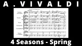 A. Vivaldi - Violin Concerto in E major, RV 269 'Spring' / 'La Primavera' (score / sheet music)