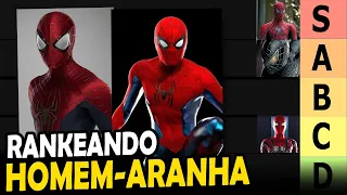 RANKEANDO TODOS TRAJES DO HOMEM-ARANHA - Do Pior ao Melhor