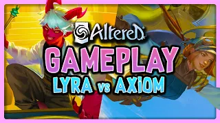 Lyra vs Axiom - Altered TCG Demo Deck Digital Gameplay!