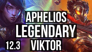 APHELIOS vs VIKTOR (MID) | 17/2/8, Legendary, 400+ games | KR Diamond | 12.3