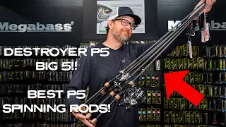 The ONLY Spinning Rods You Will Ever Need?? Our 5 FAVORITE Destroyer P5 Spinning Rods!!