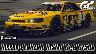 Gran Turismo 7 - Nissan PENNZOIL NISMO GT-R GT500 | FULLY UPGRADED | GRAN TURISMO LEGEND