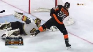 Fleury makes a ridiculous save on Giroux