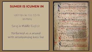 Sumer is icumen in - Pronunciation Guide