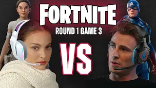 Padme Amidala vs Captain America in Fortnite | Round 1 - Game 3