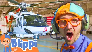 Blippi Explores a Firefighting Helicopter! | Blippi Full Episodes | Blippi Toys