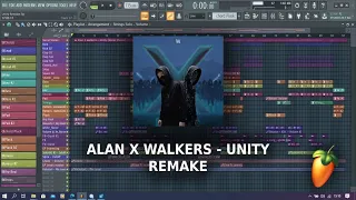 Alan x Walkers - Unity (FL Studio Remake + Vocals) #alanwalker #remake #flstudio