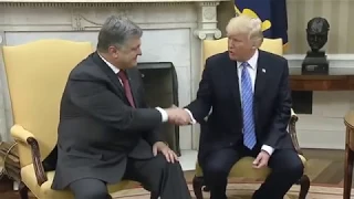 Встреча Порошенко и Трампа, США 20 июня 2017  Trump meets Poroshenko, 6 20 2017