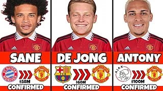 Manchester United Transfers Summer 2022 - Antony, Sane, De jong