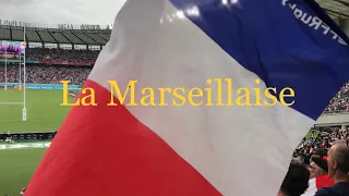 Rugby World Cup 2019 フランス国歌斉唱　ラ・マルセイエーズ