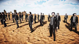 50 John Wick Vs 2.5 Million Zombies Ultimate Epic Battle Simulator 2 UEBS2