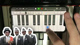 Coffin Dance Meme Song but it's played on an iPhone Piano