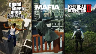 GTA SA Definitive vs Mafia Definitive vs RDR2 Comparison