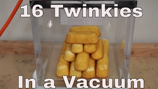 What Happens When You Put 16 Twinkies In A Huge Vacuum Chamber?