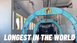 World's Longest Car Wash : Buc-ee's in Katy, TX - 255 Feet Long