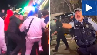 Huge brawl breaks out in front of families at the Easter Show