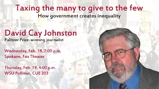 How Government Creates Inequality - David Cay Johnston