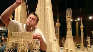 This artist is literally building the world, one toothpick at a time