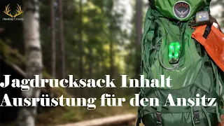 Jagdrucksack Inhalt 2022 🎒🌲 | Was benötige ich für die nächtliche Ansitzjagd