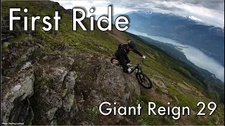 Heli Drop - First Ride with the new Giant Reign 29