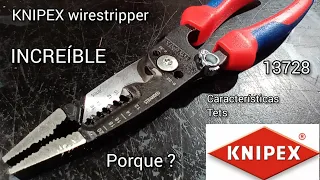 KNIPEX wire stripper 13728.Pinza multifunción forjada KNIPEX