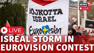 Pro Palestine Protests In Sweden Against Israel Participation In Eurovision 2024 Song Contest | N18L