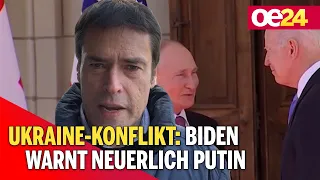 Ukraine-Konflikt: Biden warnt neuerlich Putin