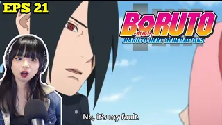 Sasuke and Sarada! Boruto Eps 21 reaction!