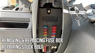 Removing & Replacing Fuse Box/Stuck Fuse Box Bolt - T1N Sprinter (2002-2006)