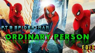 Tobey Maguire's, Andrew Garfield's & Tom Holland's Spider-man No Way Home Ordinary Person [4K] Edit