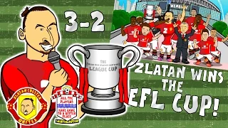 🏆ZLATAN WINS THE EFL CUP🏆 Man Utd 3-2 Southampton (Final Parody Goals and Highlights 2017)