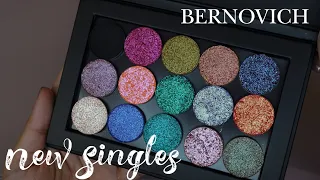 UNBOXING MY BERNOVICH SINGLE EYESHADOWS ! MOST BEAUTIFUL SINGLES - SWATCHES
