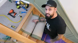 How To Install Custom Carpet Stair Runner - Step By Step Installation