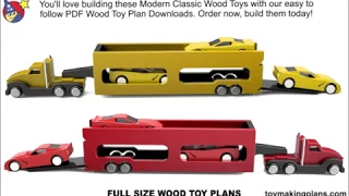 Wood Toy Plans - Easy Basics Corvette Carrier