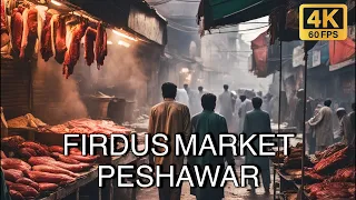Peshawar, Pakistan SPECTACULAR Walking Tour in 4K 60FPS