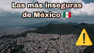 Las 10 Ciudades MÁS INSEGURAS de MÉXICO (Datos oficiales del INEGI)