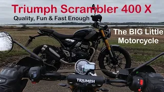 Triumph Scrambler 400X - At Last, A BIG little bike that goes