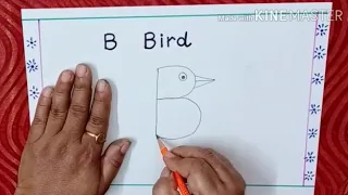 Class  Nursery  Draw a bird  by Ms  Sonia Wadhwa