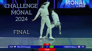 [GOLD] Gergely SIKLOSI 🇭🇺 v YAMADA Masaru 🇯🇵 l Challenge Monal Epee Fencing World Cup 2024