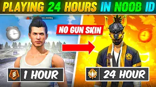 PLAYING 24 HOUR NONSTOP FOR GRANDMASTER IN  CS RANK 😱 || NO GUN SKIN | RANDOM TEAMMATE - FREE FIRE 🔥