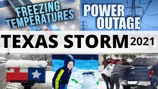 TEXAS WINTER STORM 2021 VLOG | POWER OUTAGES, FREEZING TEMPERATURES