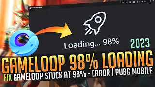 How To Fix Gameloop Stuck At 98% Loading 2023 | PUBG M | Gameloop Emulator 98% problem fix - HUNZER